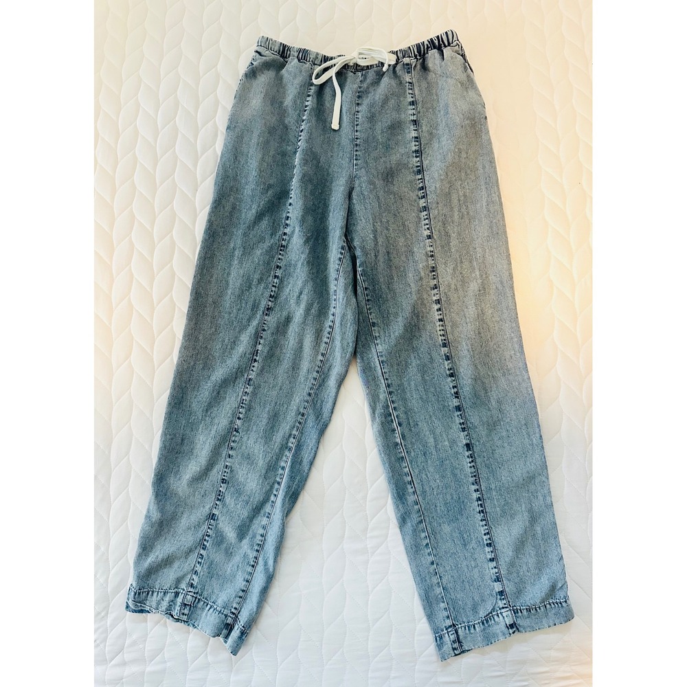 Jane + Delancey Wide Leg Pants M Blue Good Condition